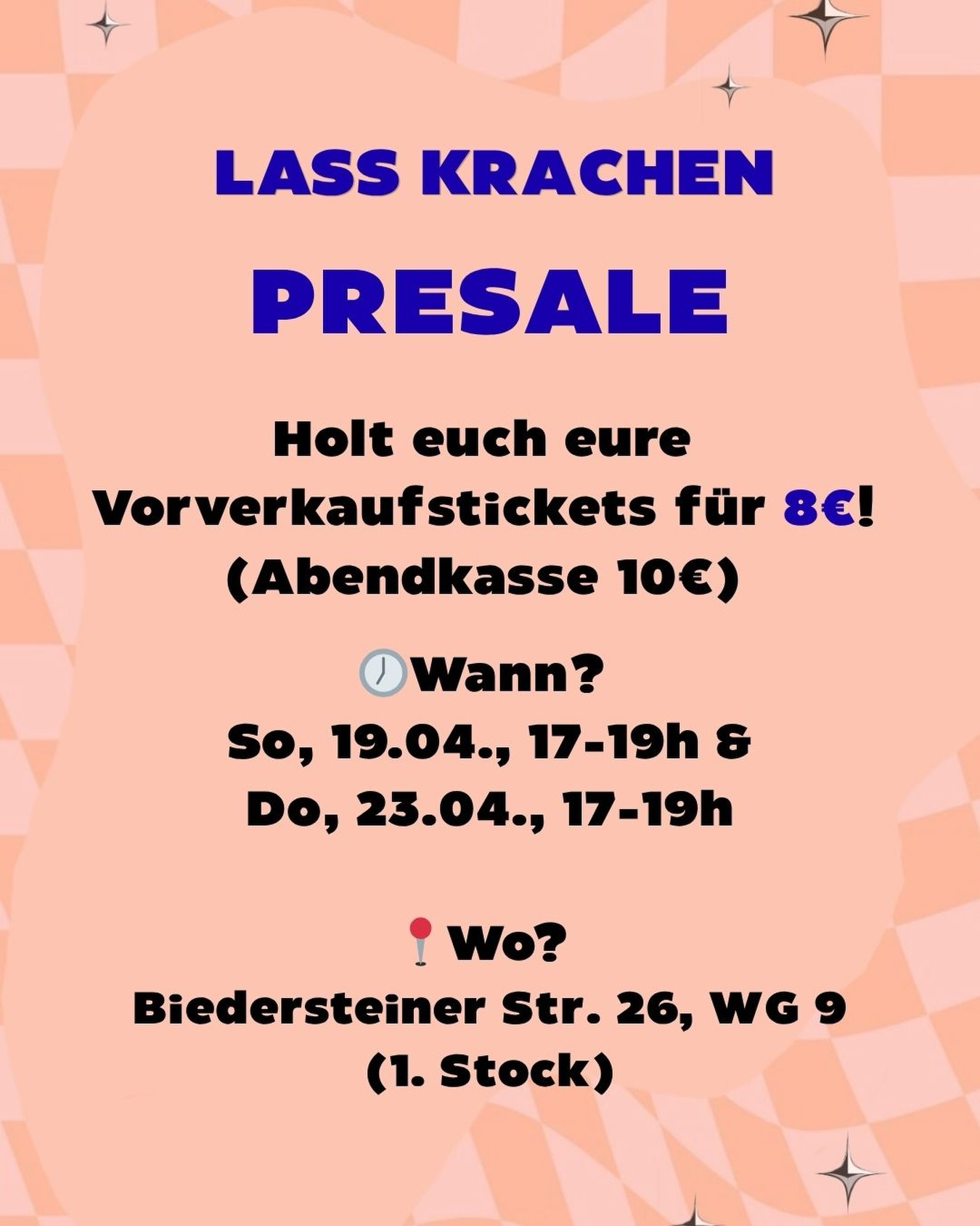 Get your Presale Tickets for LASS KRACHEN on April 25, 2026🎉